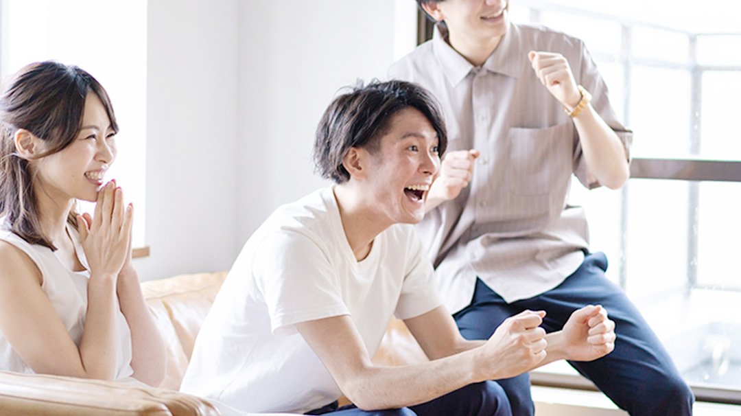 ハイライト再生を楽しんでいる様子