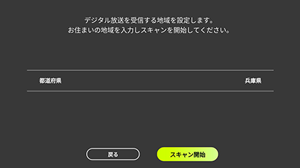 図:チャンネルスキャン
